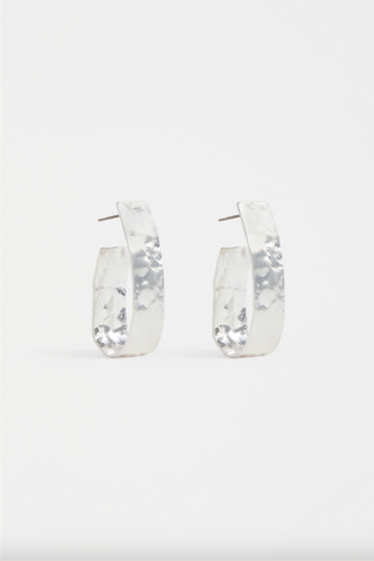 Gild Large Hoop Earring - Silver