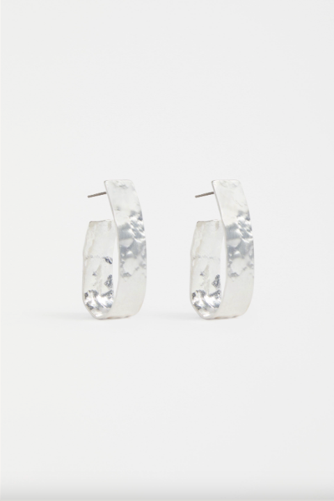 Gild Large Hoop Earring - Silver