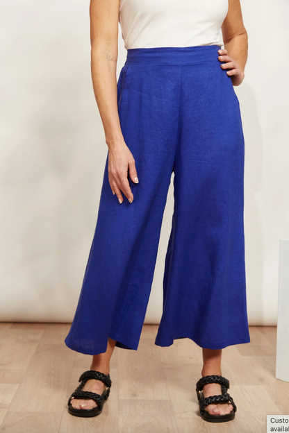 Halcyon Crop Pant - Cobalt