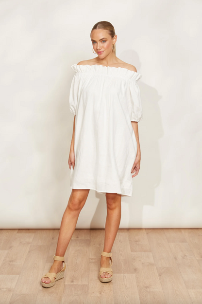 Halcyon Ruched Dress - Opal