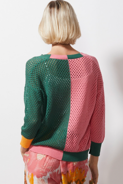 Holey Cardi - Moss