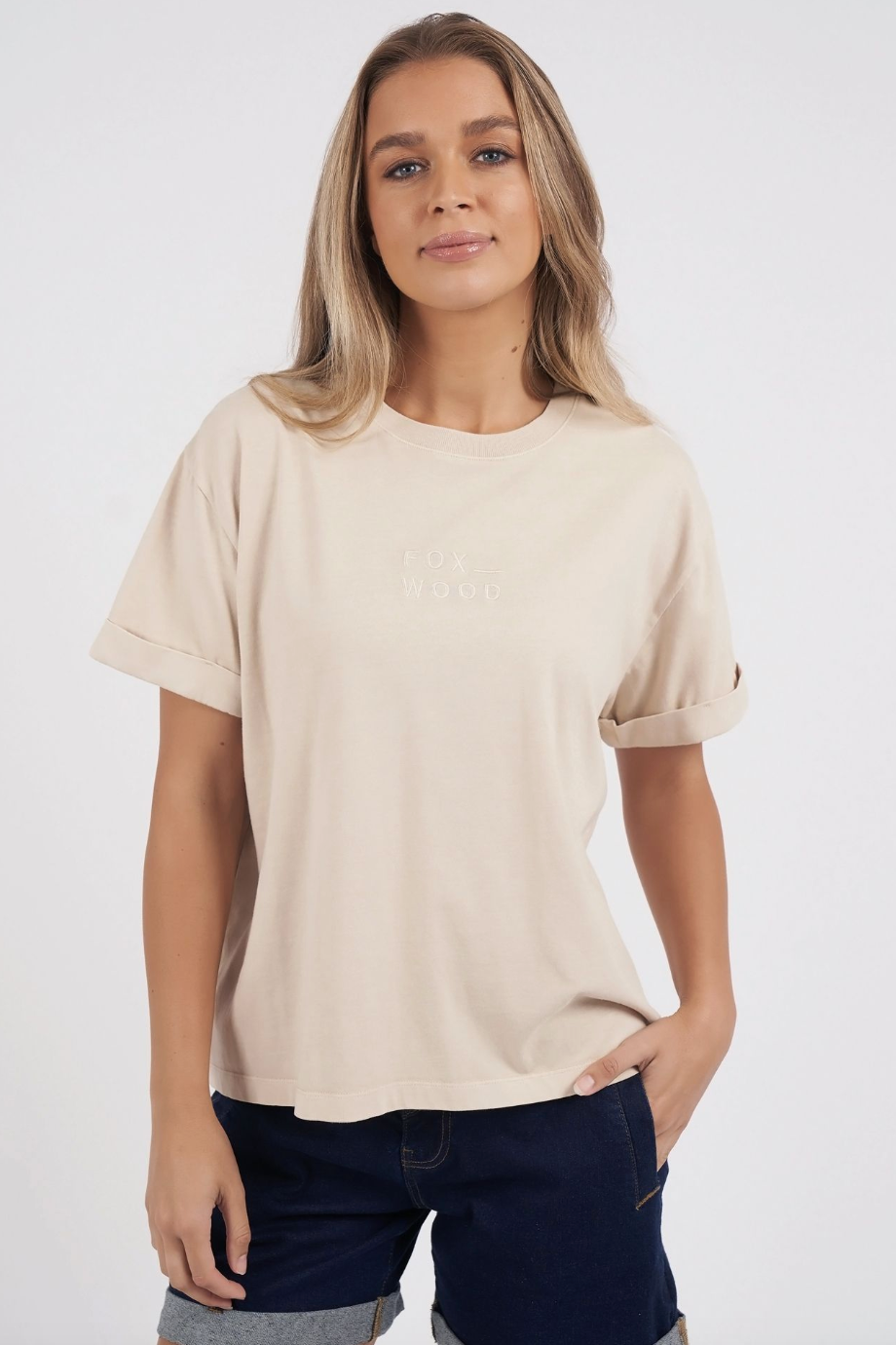 Huntleigh Oversized Tee - Oat