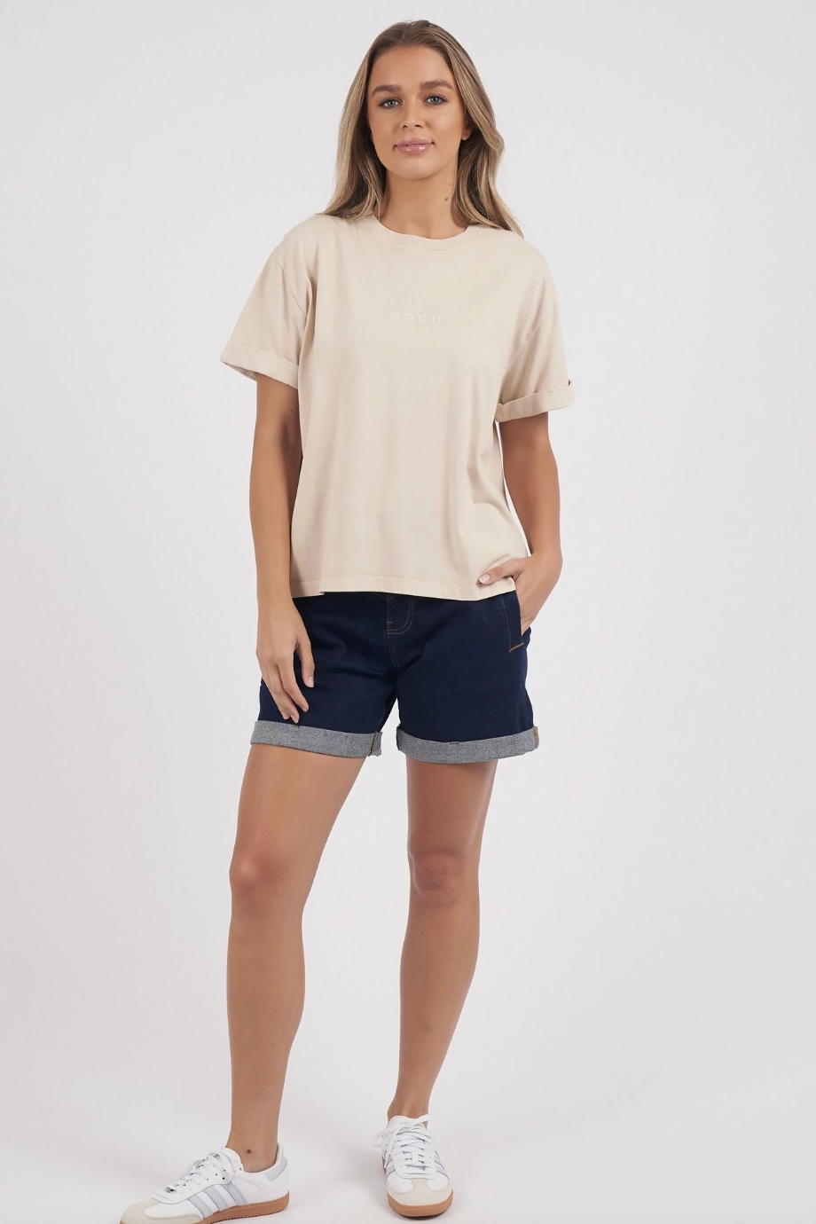 Huntleigh Oversized Tee - Oat