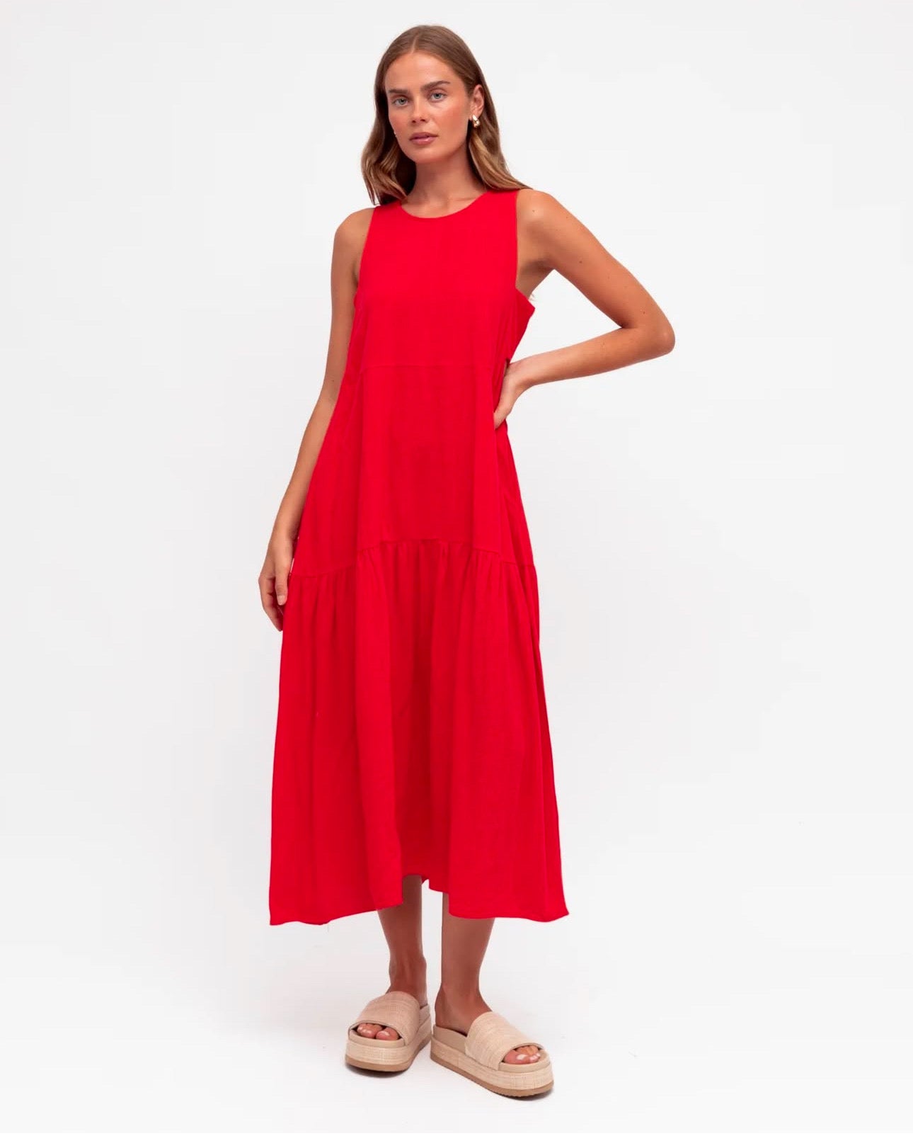 Maxi Dress - Red