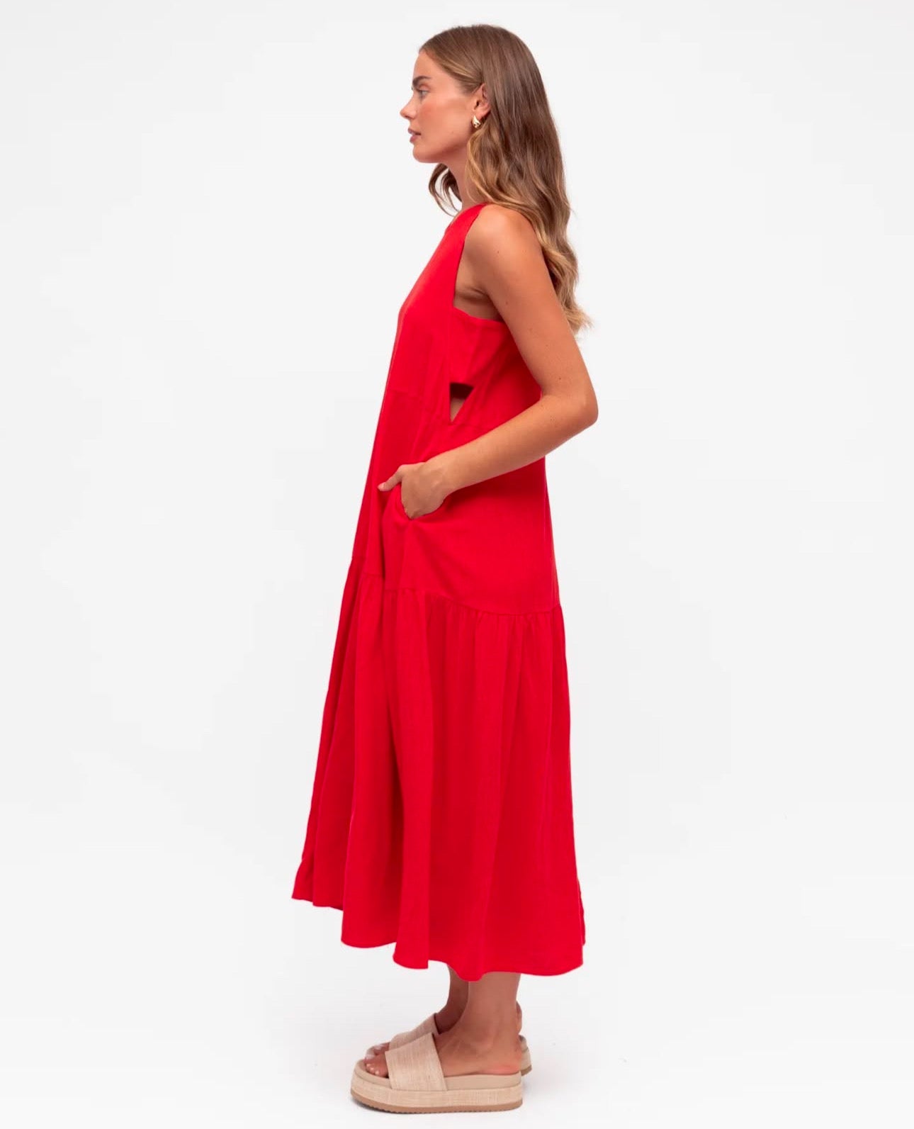 Maxi Dress - Red