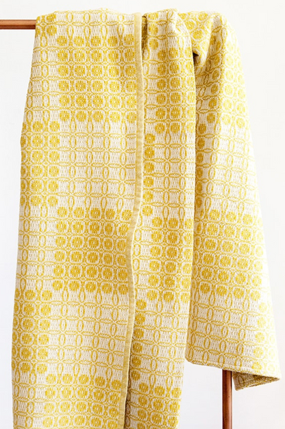 Juno Cotton Throw - Mustard