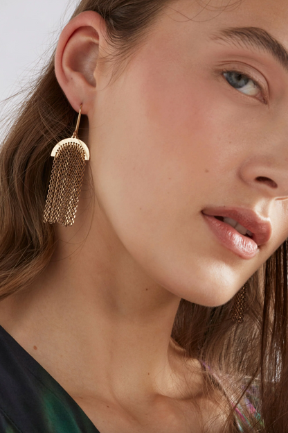 Kade Hook Earring - Bronze