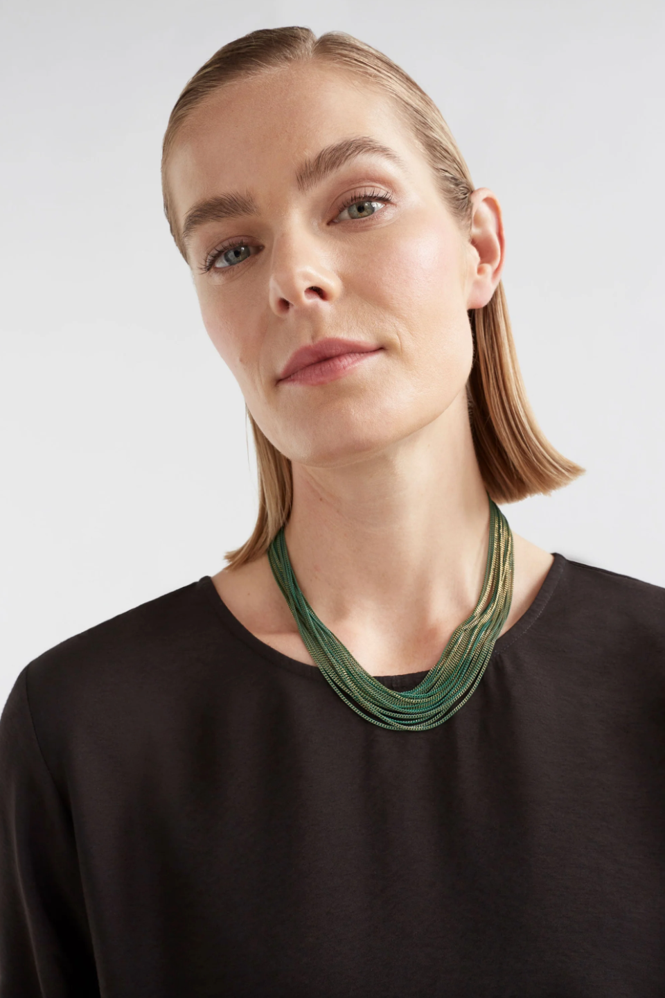 Kade Necklace - Forest Green