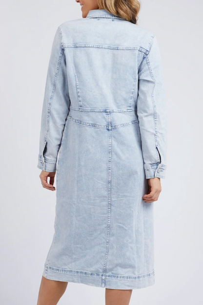 Kara Dress - Washed Blue