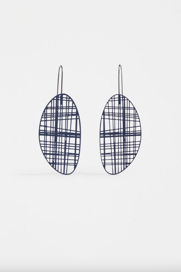 Lek Earring - Bright Navy