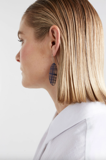 Elk Lek Earring - Bright Navy