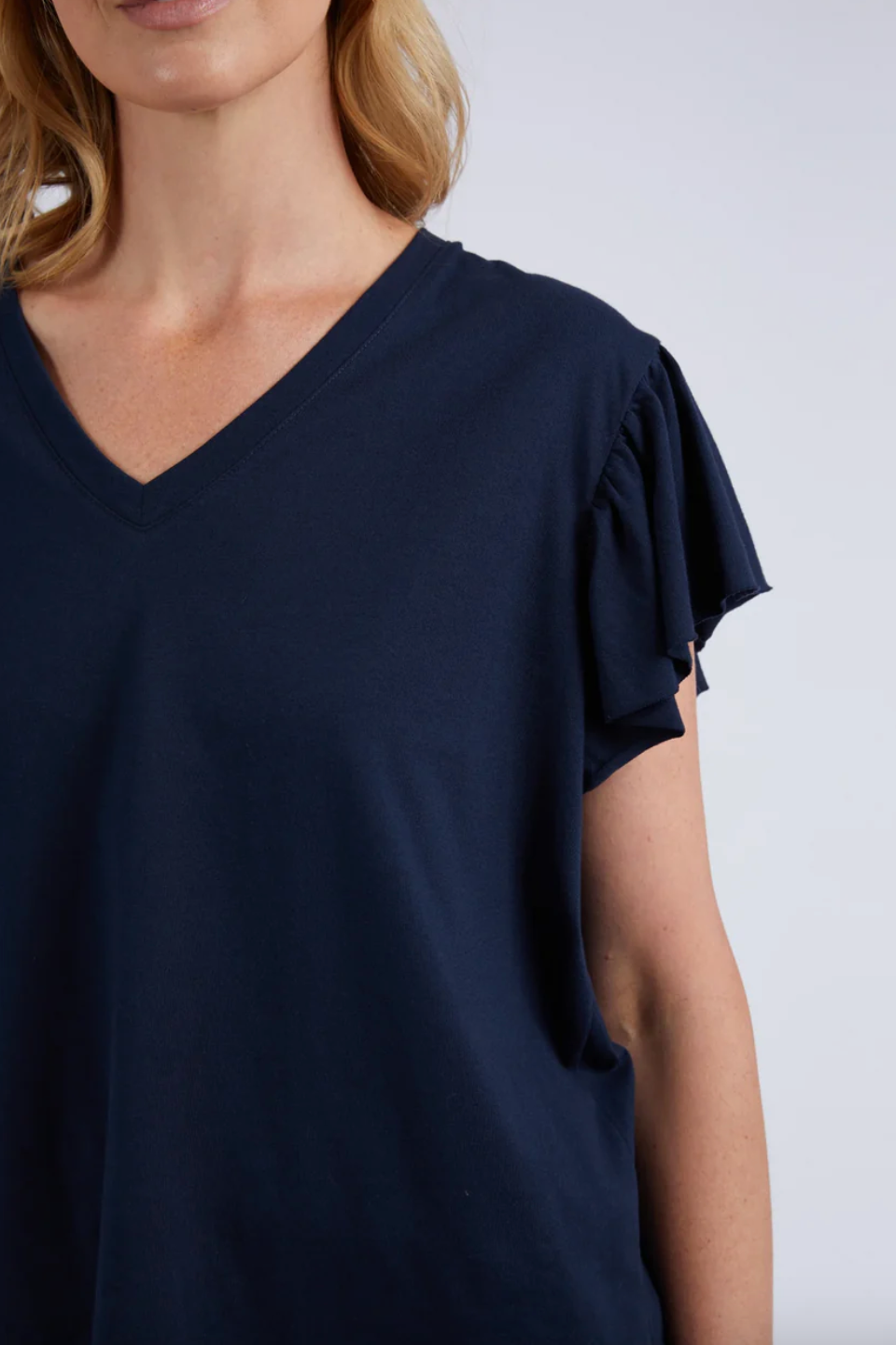 Lora S/S Tee - Navy