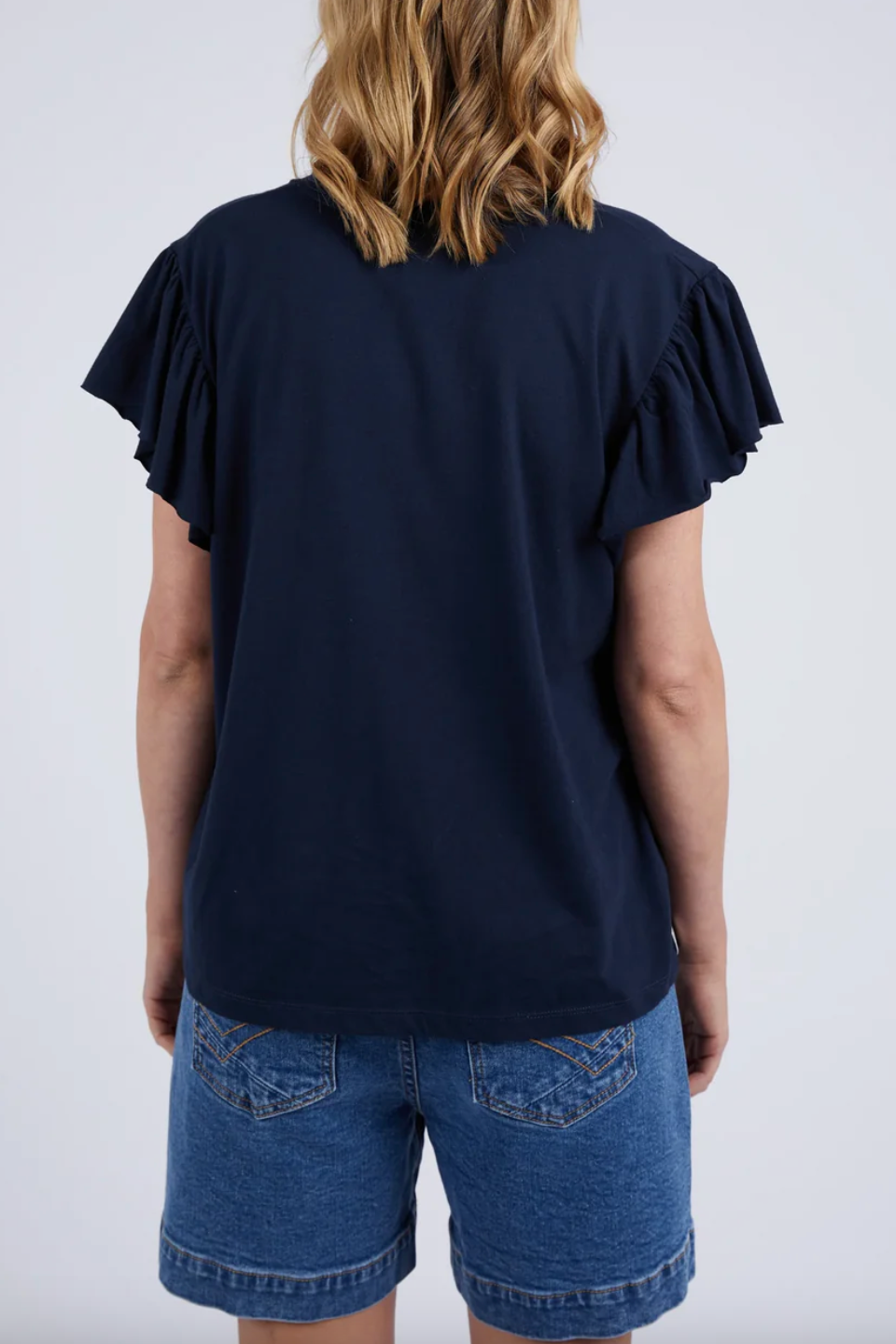 Lora S/S Tee - Navy