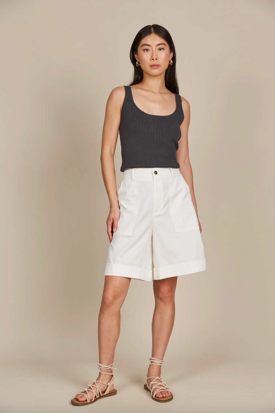 Lucille Bermuda Short - Lotus