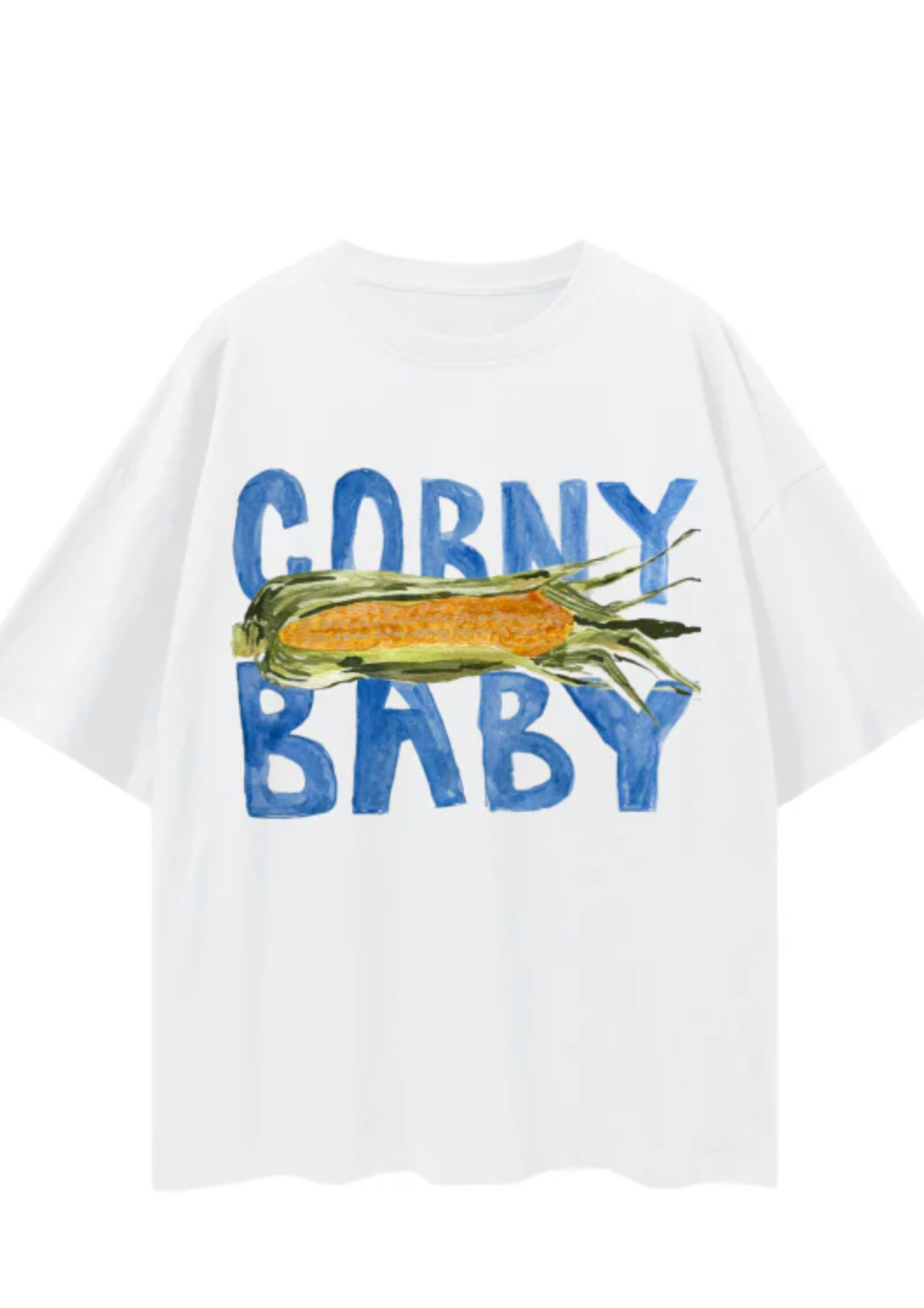 Maku Corny Baby Oversize Tee - White