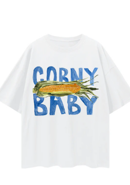 Maku Corny Baby Oversize Tee - White