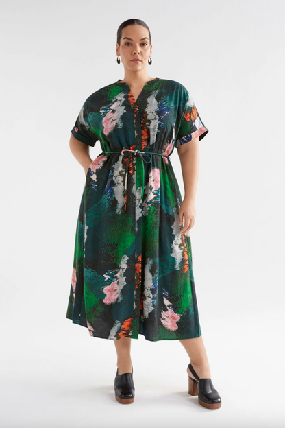 Malo Shirt Dress - Reflections Print