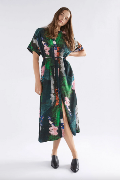 Malo Shirt Dress - Reflections Print