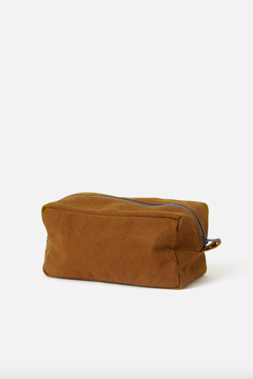 Marlo Contrast Wash Bag - Masala/Lupin