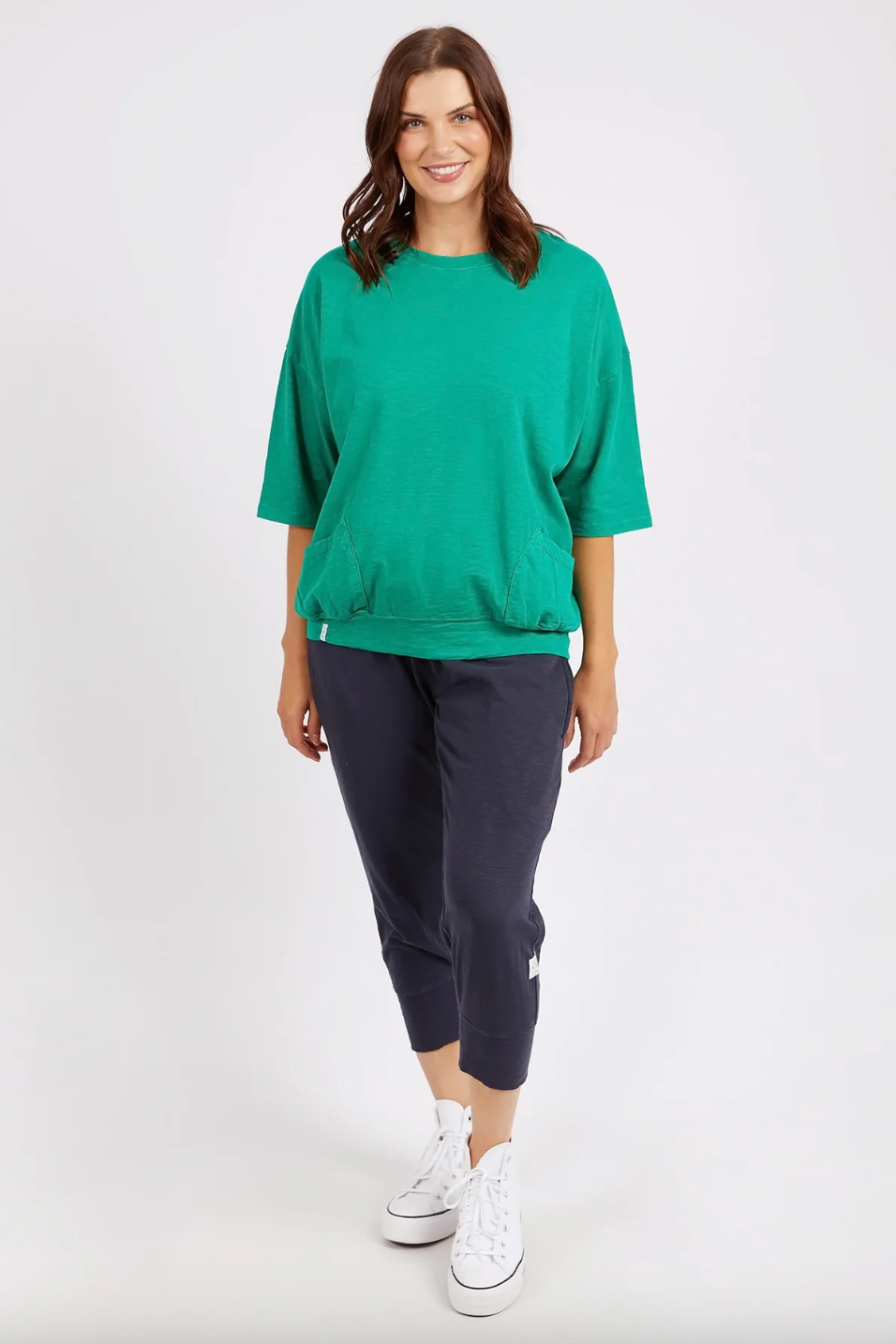 Elm Mazie Sweat - Goodness Green