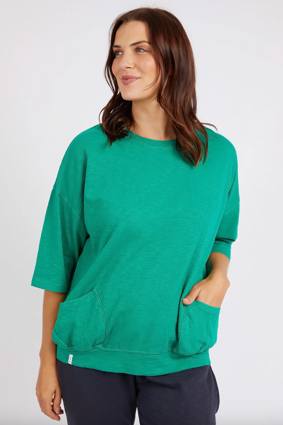 Elm Mazie Sweat - Goodness Green