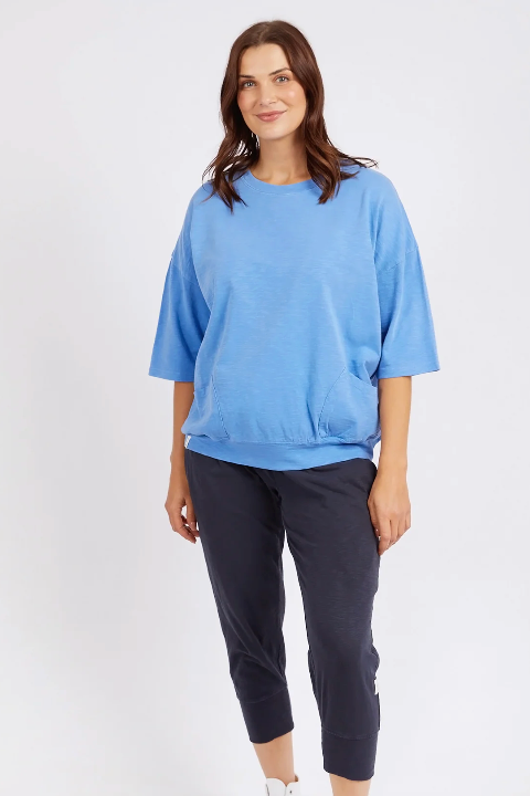 Elm Mazie Sweat - Cerulean Blue