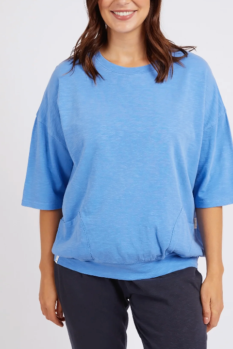 Elm Mazie Sweat - Cerulean Blue