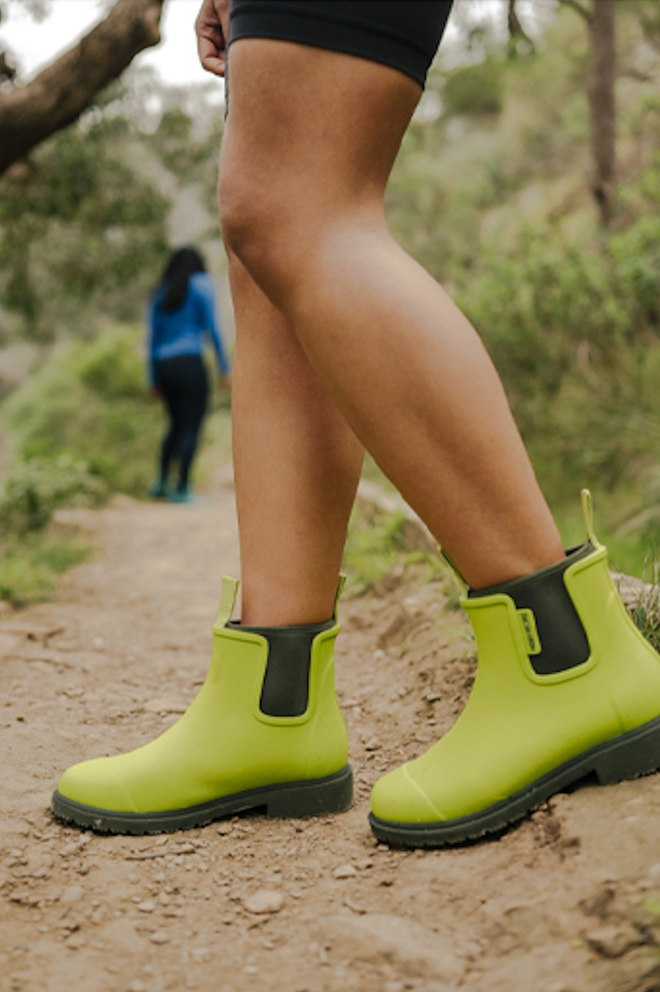 Merry People Bobbi Gumboots/Rainboots - Lime