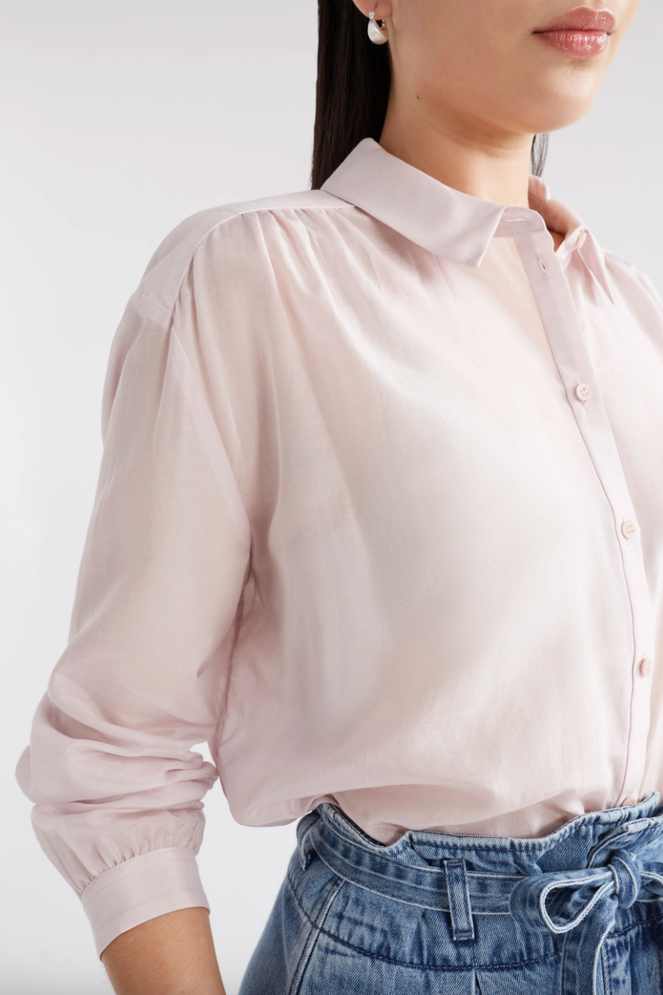 Mia Shirt - Shell Pink