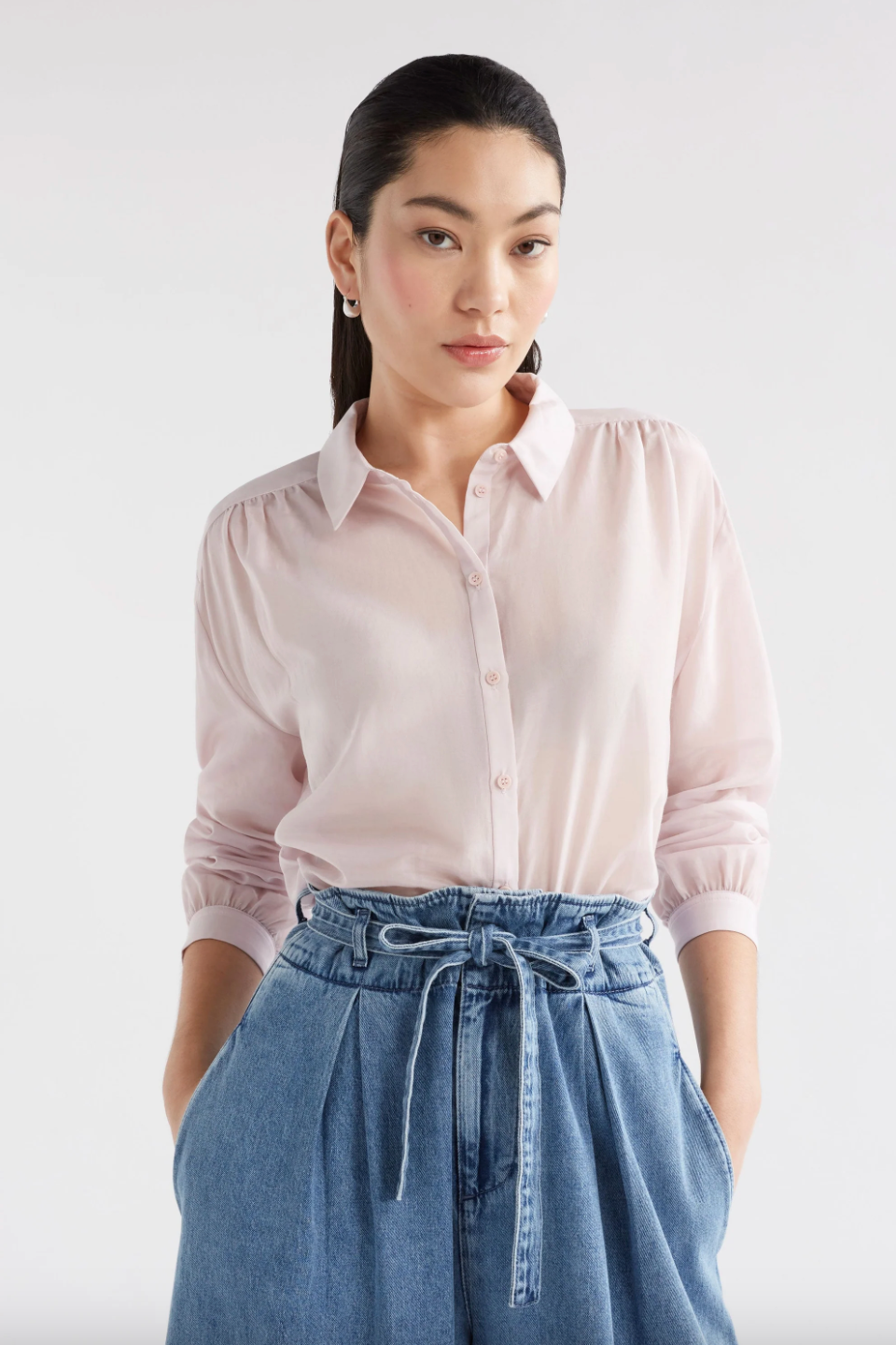 Mia Shirt - Shell Pink