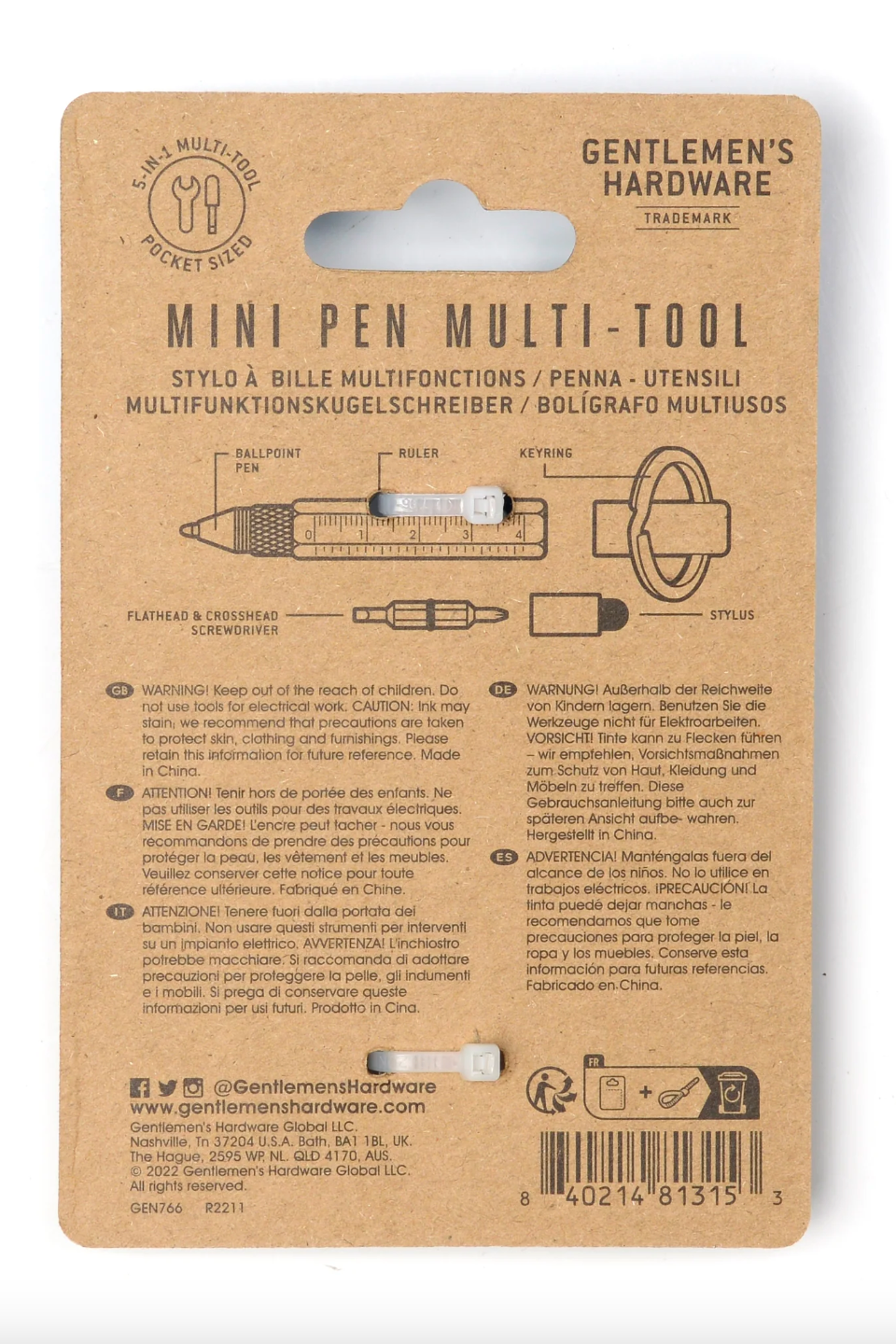 Mini Pen Multi Tool