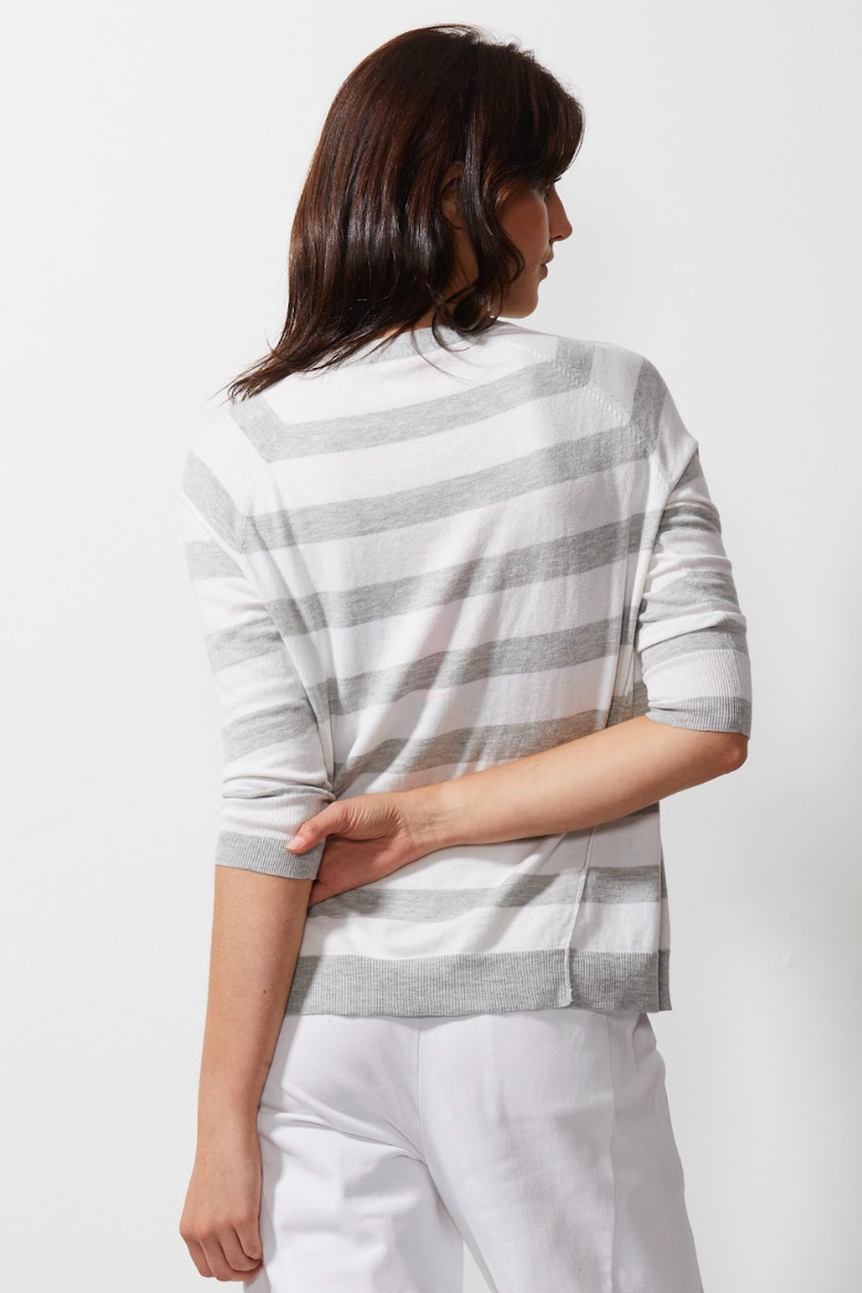 Multi Stripe Jumper - Marl