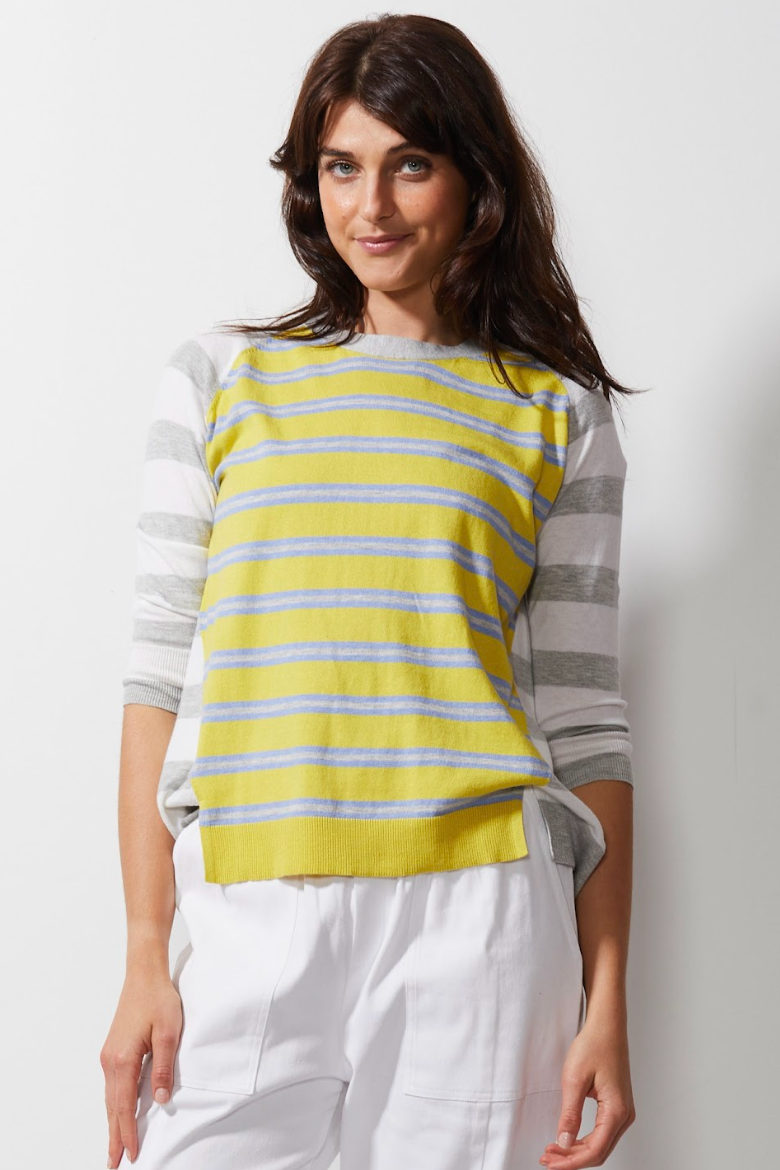 Multi Stripe Jumper - Marl