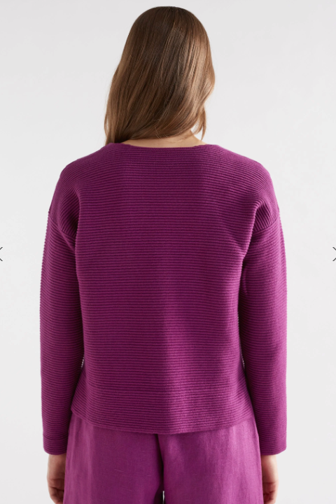 Neiu Ottoman Sweater - Magenta