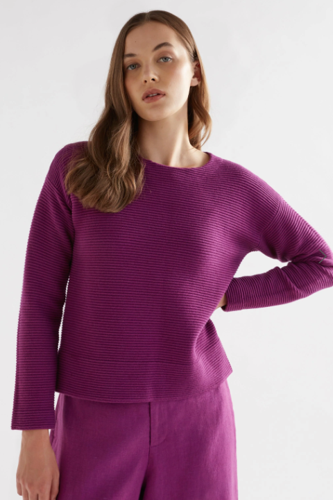 Neiu Ottoman Sweater - Magenta