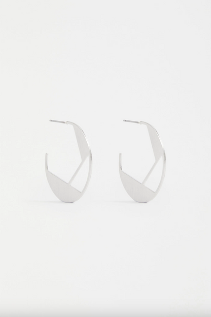 Nuri Hoop Earring - Silver