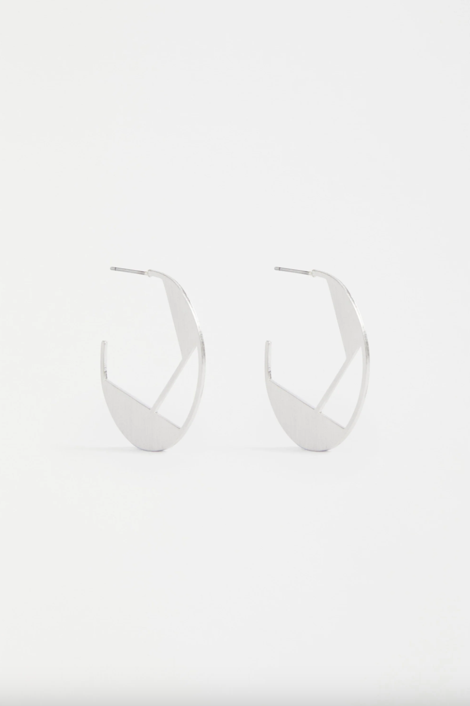 Nuri Hoop Earring - Silver