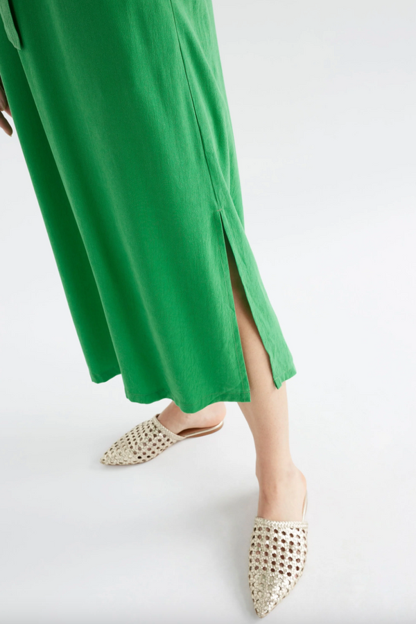 Olyck Midi Dress - Vine Green