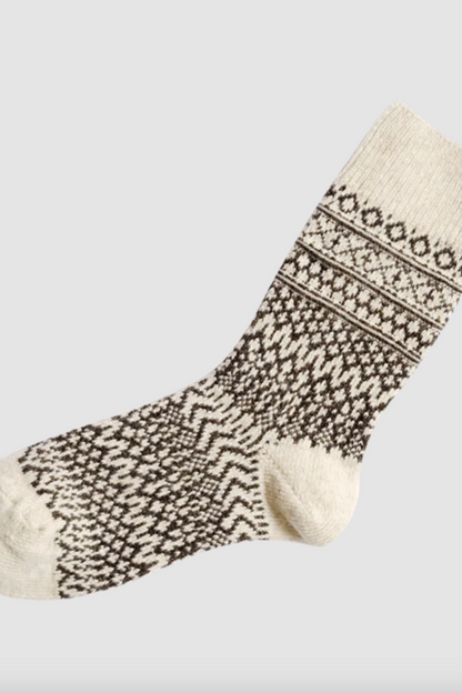 Oslo Wool Jacquard Socks