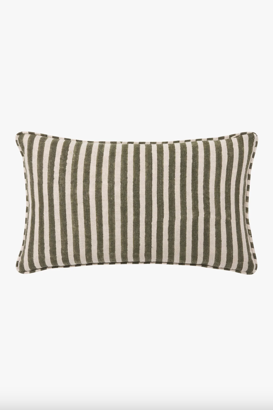 Quinn Olive Mini Cushion - 30cm x 50cm