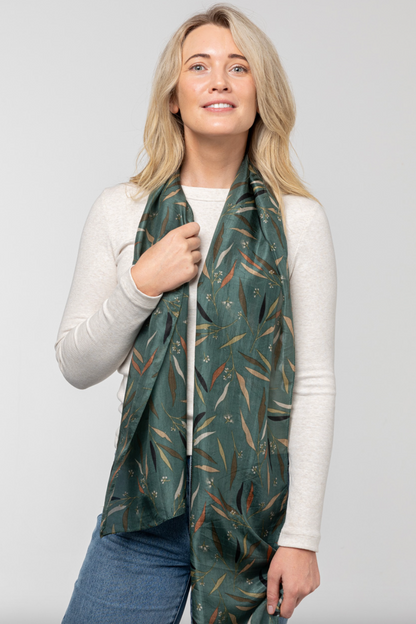 Gumleaf Silk Scarf