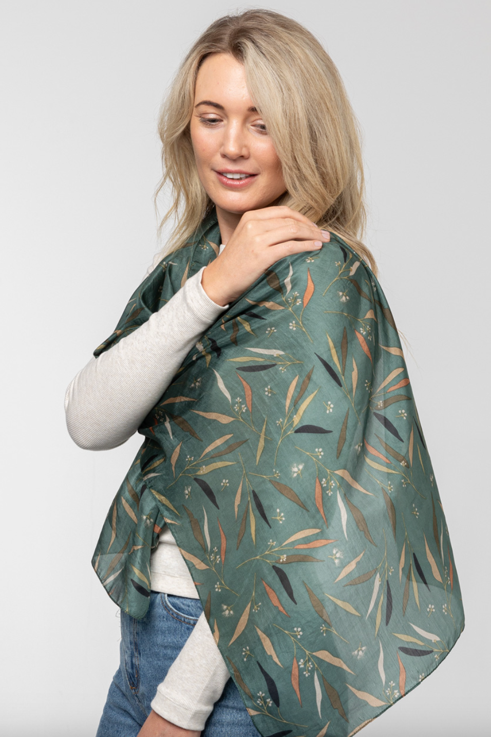 Gumleaf Silk Scarf