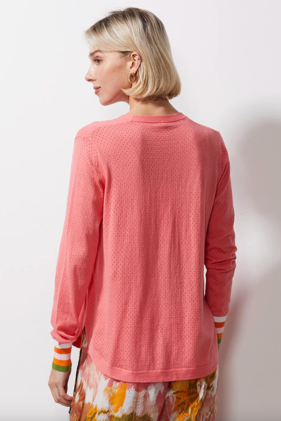 Stitches Summer Jumper - Flamingo