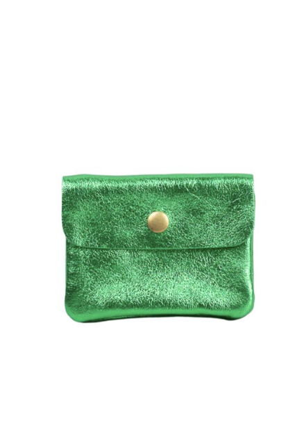 Foiled Small Wallet - Emerald