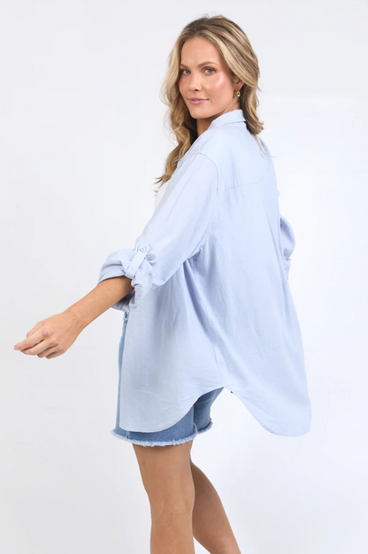 Carrie Shirt - Subdued Blue