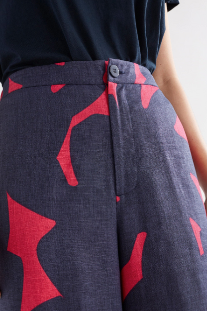 Pira Pant - Navy Tera Print