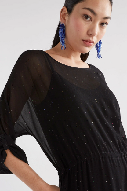 Gille Dress - Black Multi Glitter