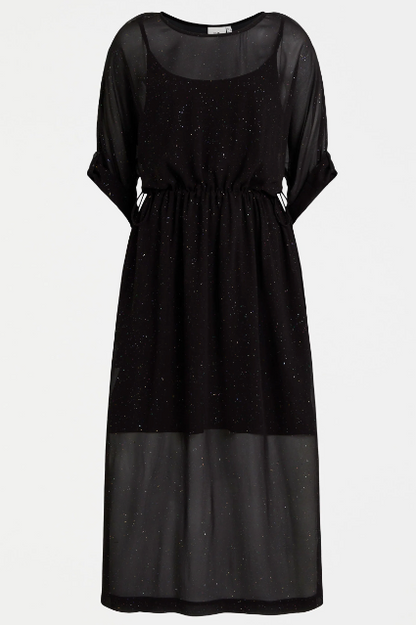 Gille Dress - Black Multi Glitter