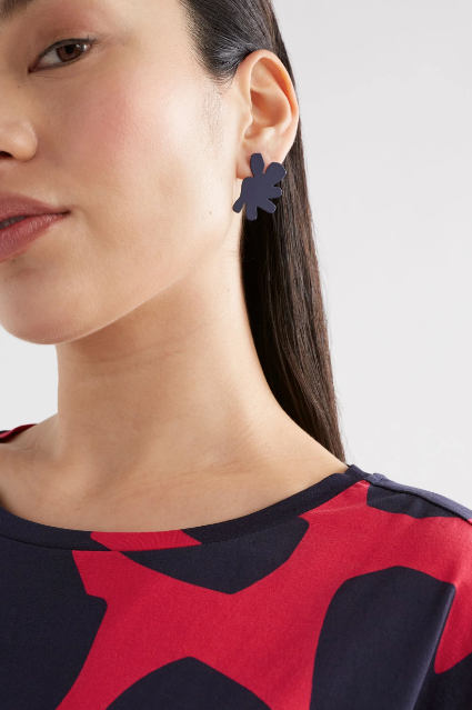 Elk Tera Earring - Bright Navy