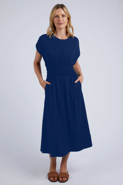 Nelle Midi Dress - China Blue